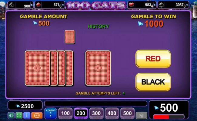 Gamble Feature Game Board