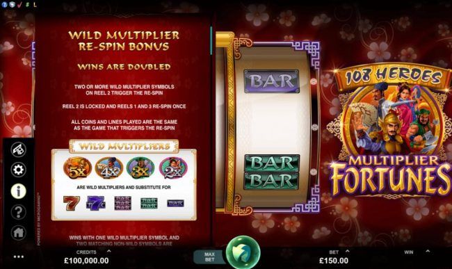 Wild Multiplier Re-Spin Bonus