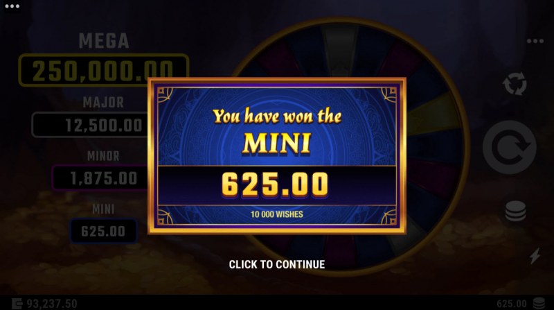 Mini Jackpot Awarded