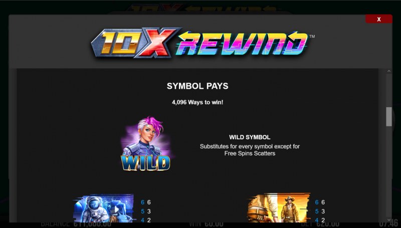 10X Rewind :: Wild Symbol Rules