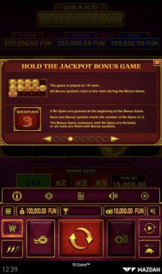 Hold the Jackpot Bonus Game