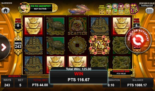 Free Spins Game Board