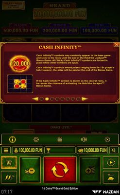 Cash Infinity