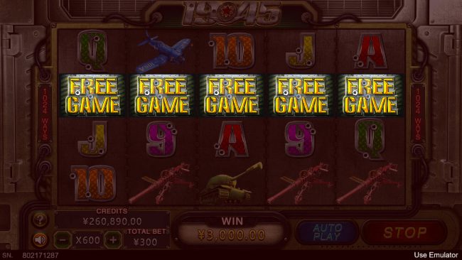 Scatter win triggers the free spins feature