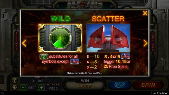 Wild and Scatter Symbol Rules