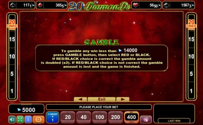 Gambling Feature Rules