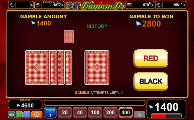 Gamble Feature Game Board