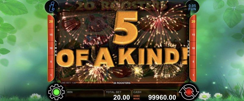 Five of a kind win