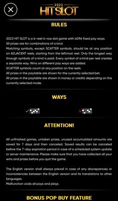 General Game Rules