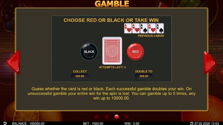 Gamble Feature Rules