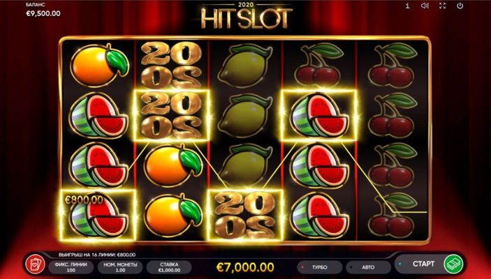 2020 Hit Slot :: A four of a kind win