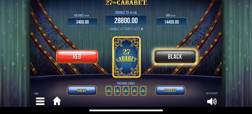 Red or Black Gamble Feature