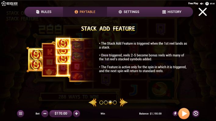 Stack Add Feature