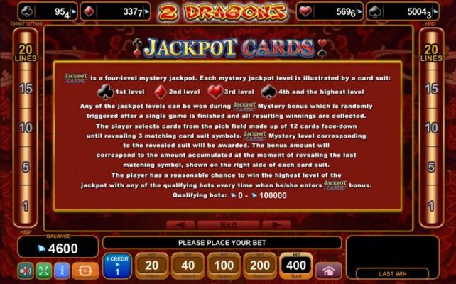 Jackpot Cards Rules