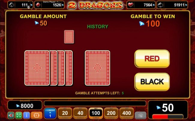 Gamble Feature Game Board