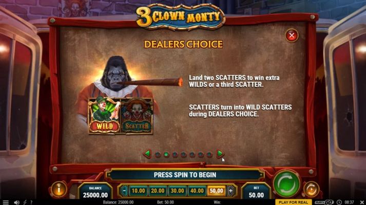 3 Clown Monty :: Dealers Choice
