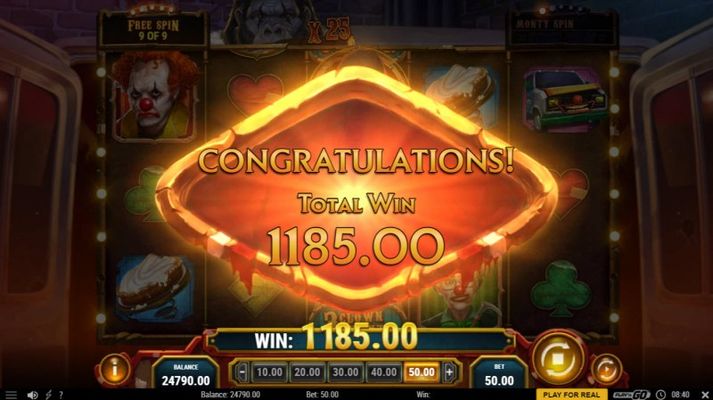 Total Free Spins Payout