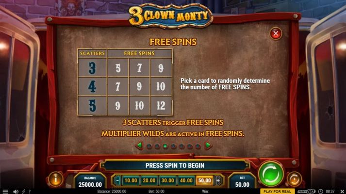 Free Spin Feature Rules