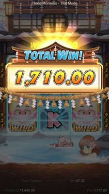3 Monkeys :: Total Respins payout