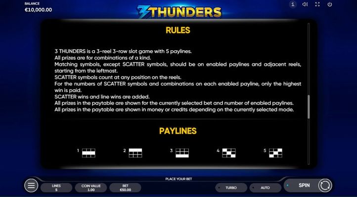 General Game Rules