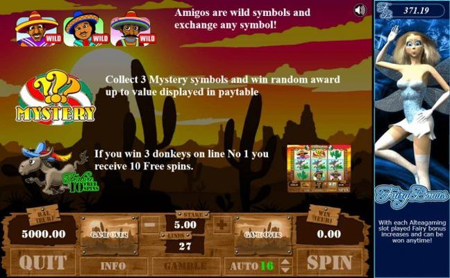 Wilds, Mystery Symbol and Free Spins Rules