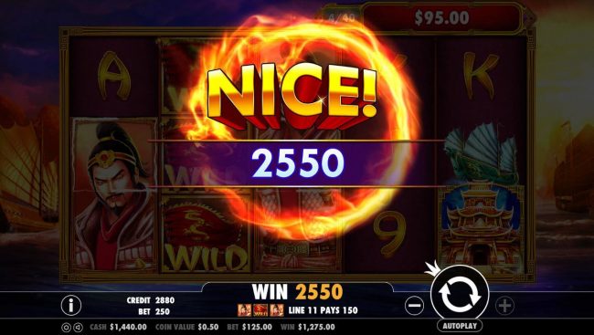 A 2550 coin big win!