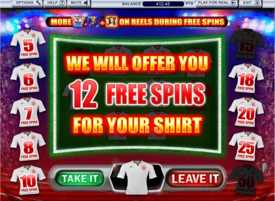 12 Free Games Awarded from your shirt