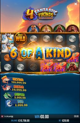 Six of a kind win