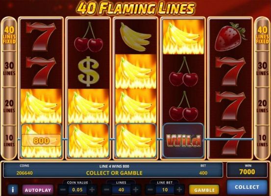 Banana symbol align to form multiple winning paylines triggering a 9600 coin jackpot.