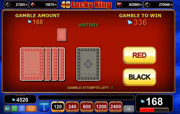 Card Gamble Feature Game Board