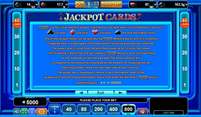 Jackpot Rules