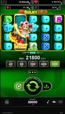 Five of a kind win