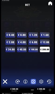 Bet Range