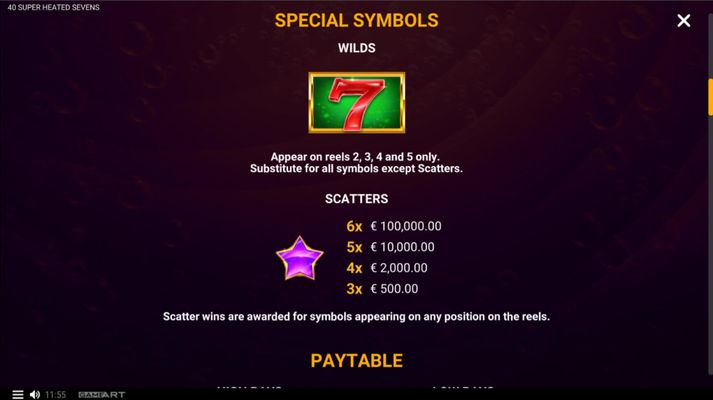 Wild and Scatter Rules