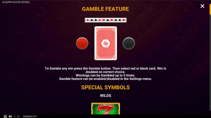 Red or Black Gamble Feature