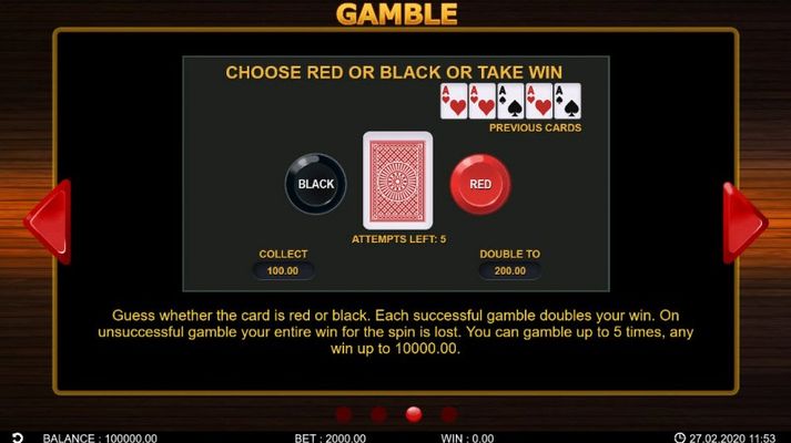 Gamble Feature Rules