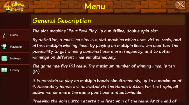 General Game Rules