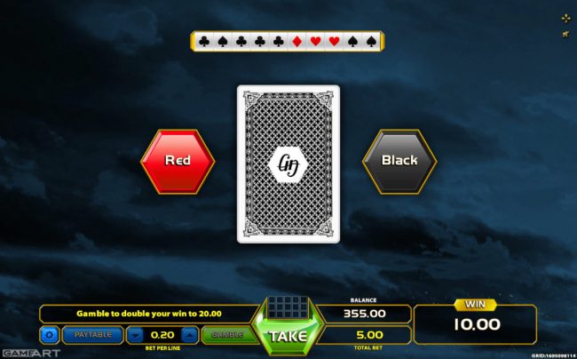 Red or Black Gamble feature