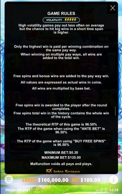 General Game Rules