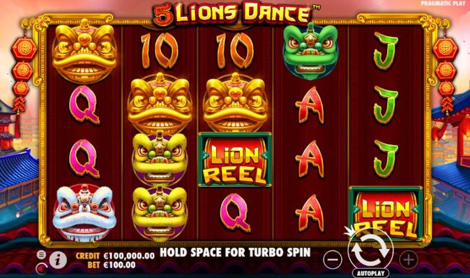 5 Lions Dance :: Main Game Board