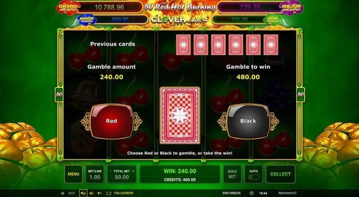 Red or Black Gamble Feature