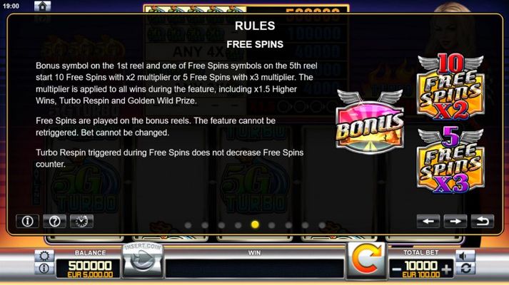 Free Spins Rules