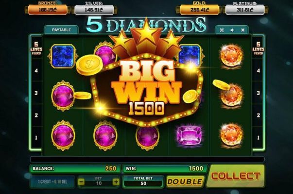 A 1500 coin big win