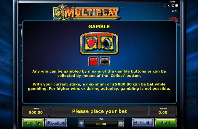 Gamble Feature Rules