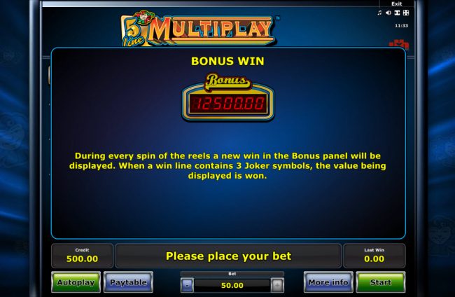 Bonus Win Rules