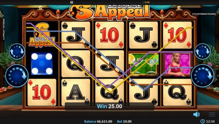 6 Appeal Extreme :: A pair of winning paylines
