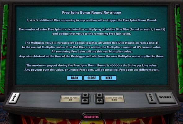 Free Spins Bonus Round Re-Trigger Rules