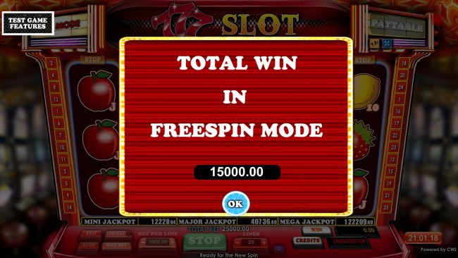 Total Free Spins Payout