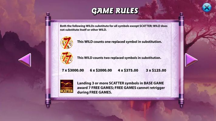 Wild and Scatter Rules