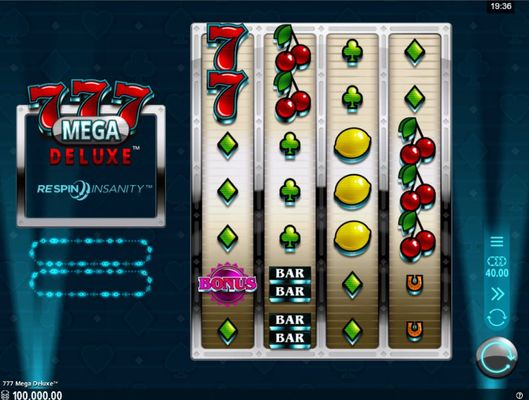 777 Mega Deluxe :: Main Game Board
